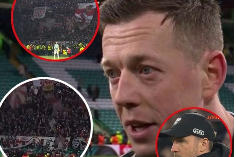 CALLUM MCGREGOR BECOME THE FIRST CELTIC PLAYER TO SEND CHEEKY WORDS MESSAGE TO VFB STUTTGART OVER THEIR DISGUSTING CHANT,GAME TRUELY GONE